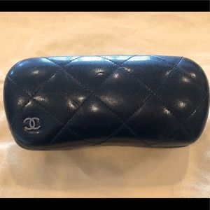 Black womens Chanel sunglasses